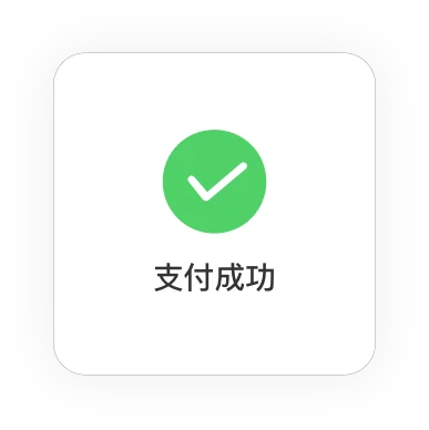 支付成功